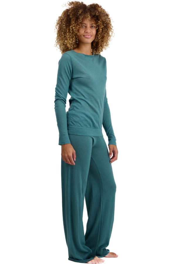 Cashmere Duvet ladies pyjamas boubou eucalyptus m